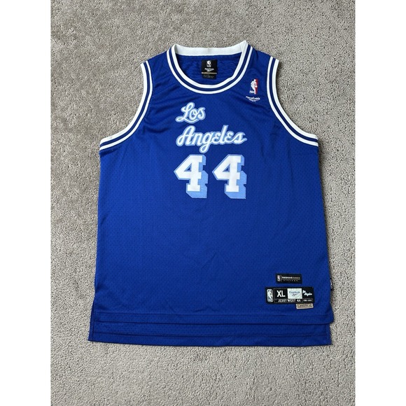 Boys Jersey NBA Reebok Los Angeles Lakers #44 Jerry West Size XL 18-20 Years